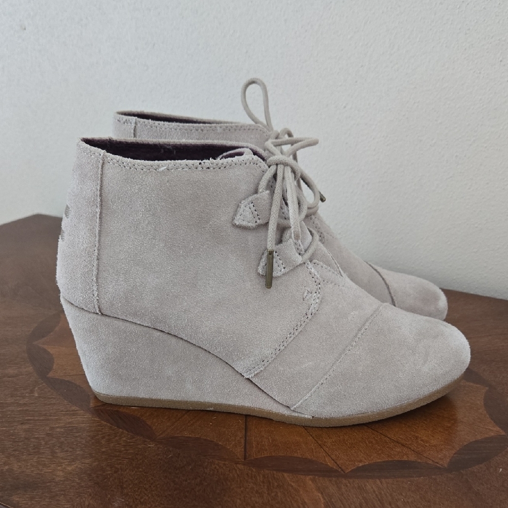 Women's Suede Wedge Ankle Boots